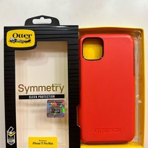 OtterBox SYMMETRY Case iPhone 11 Pro max. RISK TIGER MANDARIN RED/PUREED PUMPKIN